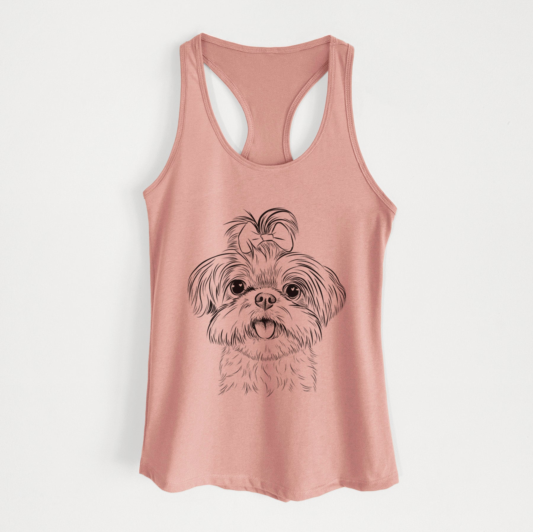 Pebbles the Shorkie - Women's Racerback Tanktop