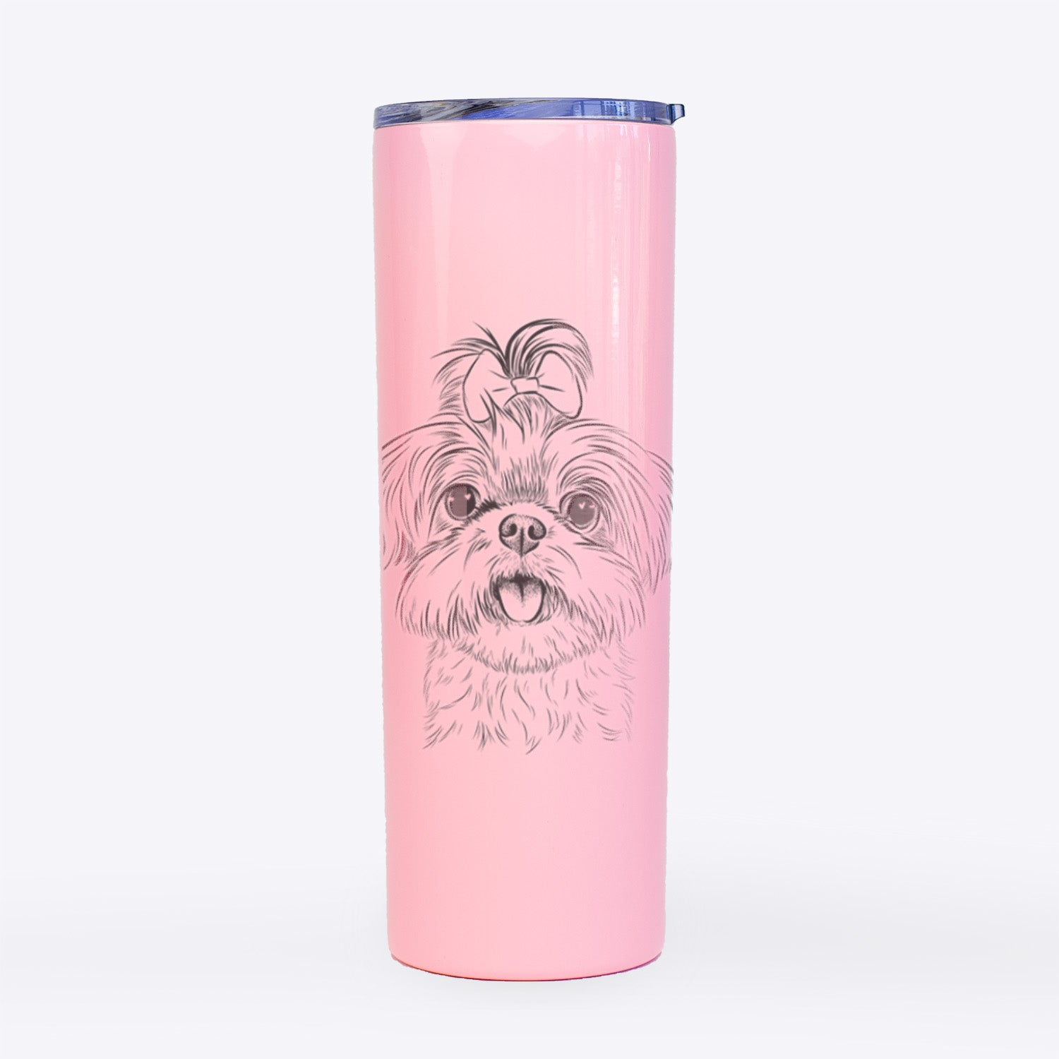 Pebbles the Shorkie - 20oz Skinny Tumbler