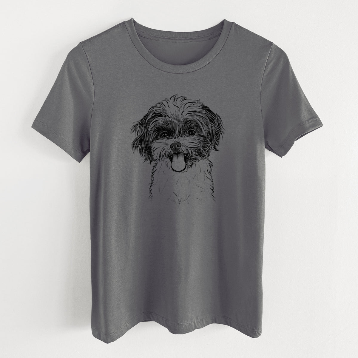 Bare Pepper the Shihpoo - Women's Lightweight Relaxed Fit 100% Cotton Crewneck