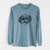 Bare Pepper the Shihpoo - Men's Heavyweight 100% Cotton Long Sleeve