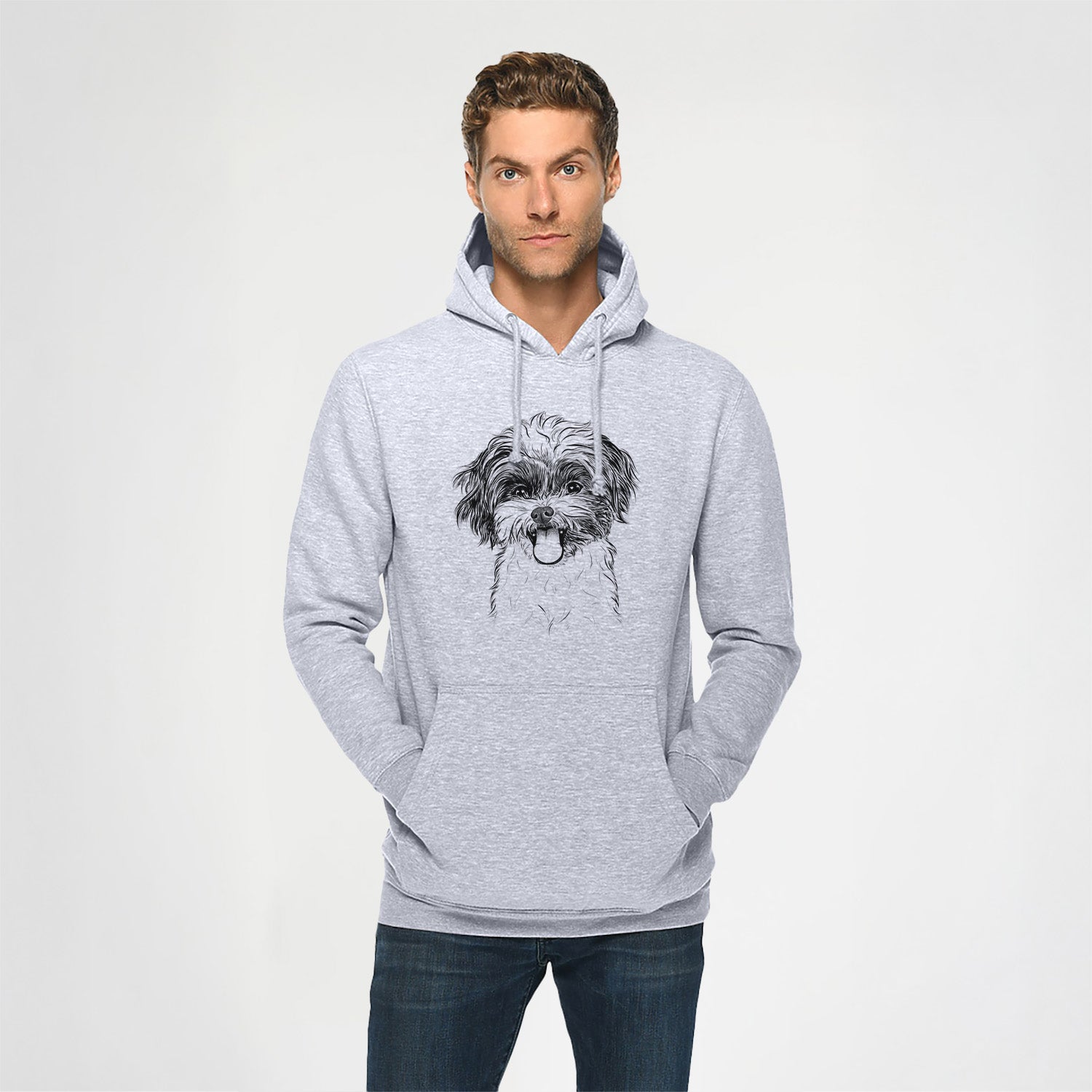 Pepper the Shihpoo- Heavyweight Fleece Hoodie