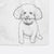 Peyton the Bichon Frise Premium Hand Towel