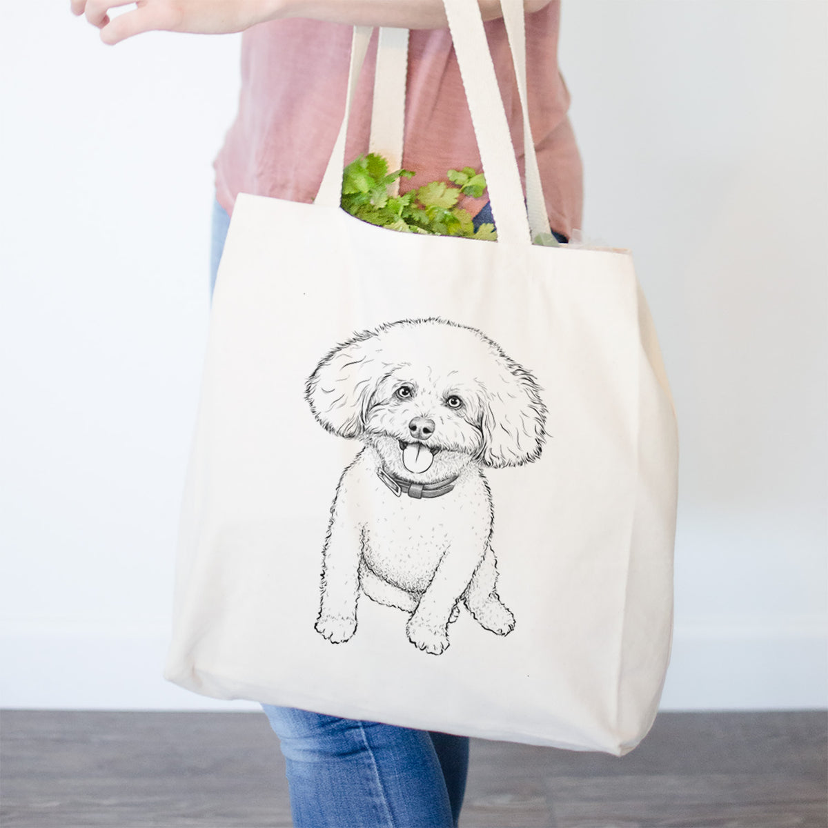 Peyton the Bichon Frise - Tote Bag