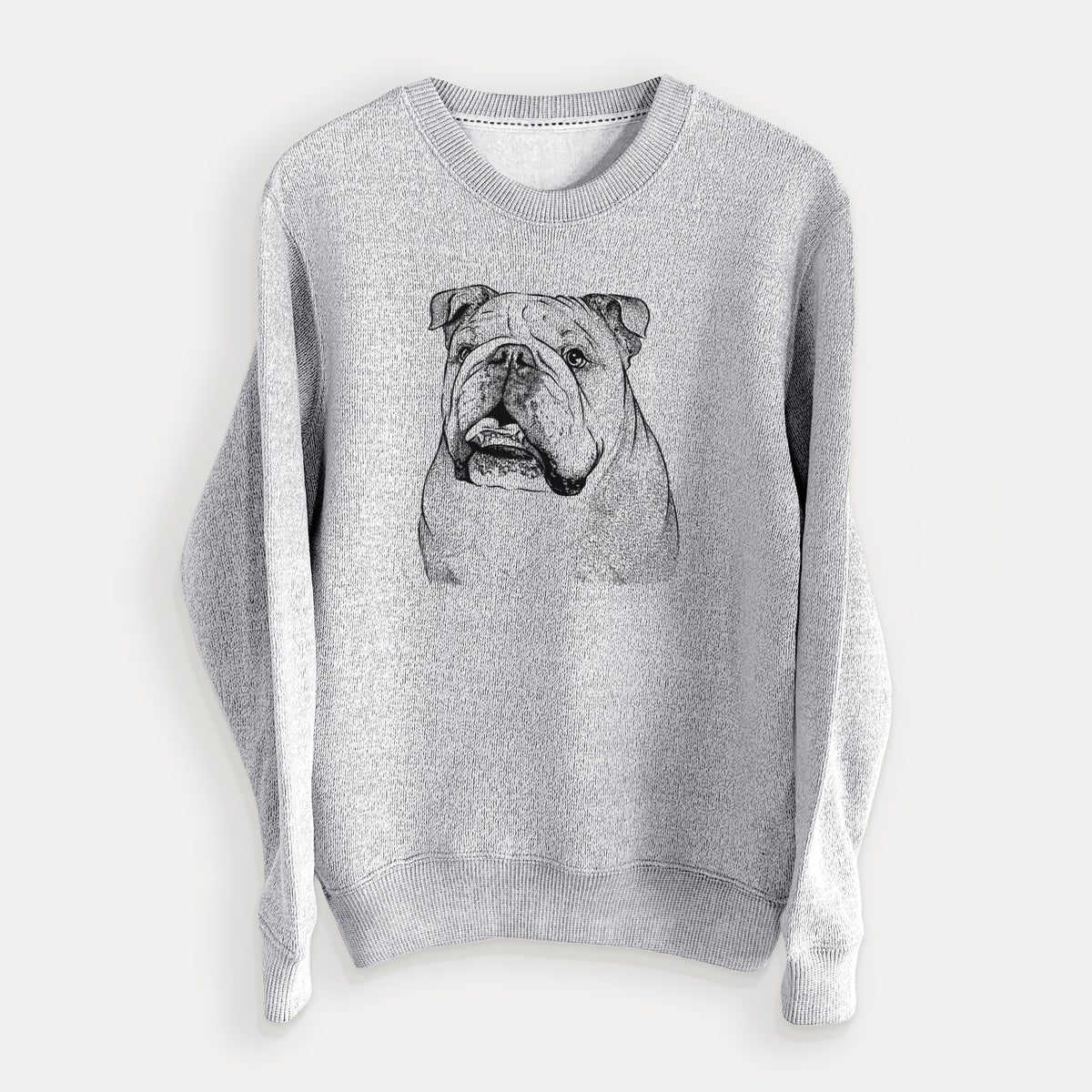 Piggy the English Bulldog - Knit Sweatshirt