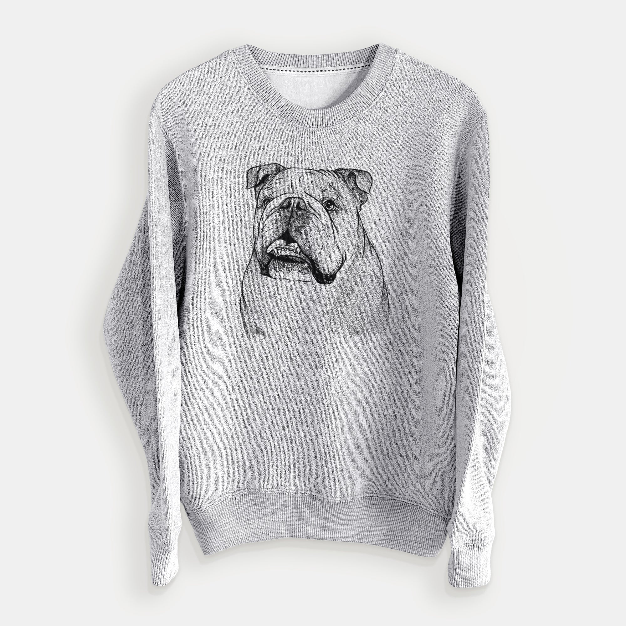 Piggy the English Bulldog - Knit Sweatshirt
