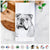 Piggy the English Bulldog Tea Towel