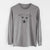 Bare Pip the Italian Greyhound - Men's Heavyweight 100% Cotton Long Sleeve