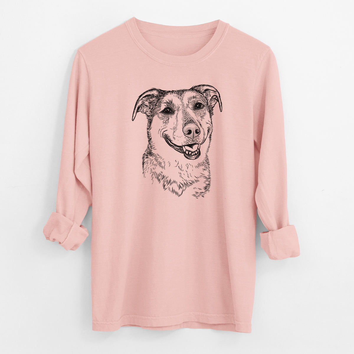 Bare Pippin the Shepherd Mix - Men's Heavyweight 100% Cotton Long Sleeve