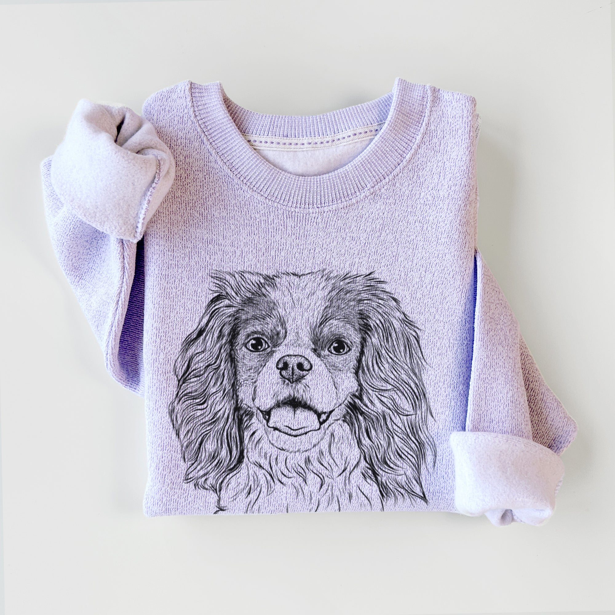 Poppy the Cavalier King Charles Spaniel - Knit Sweatshirt