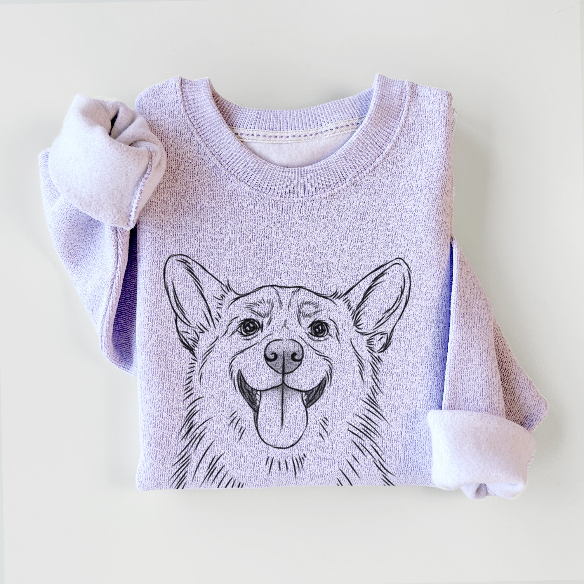 Porter the Pembroke Welsh Corgi - Knit Sweatshirt