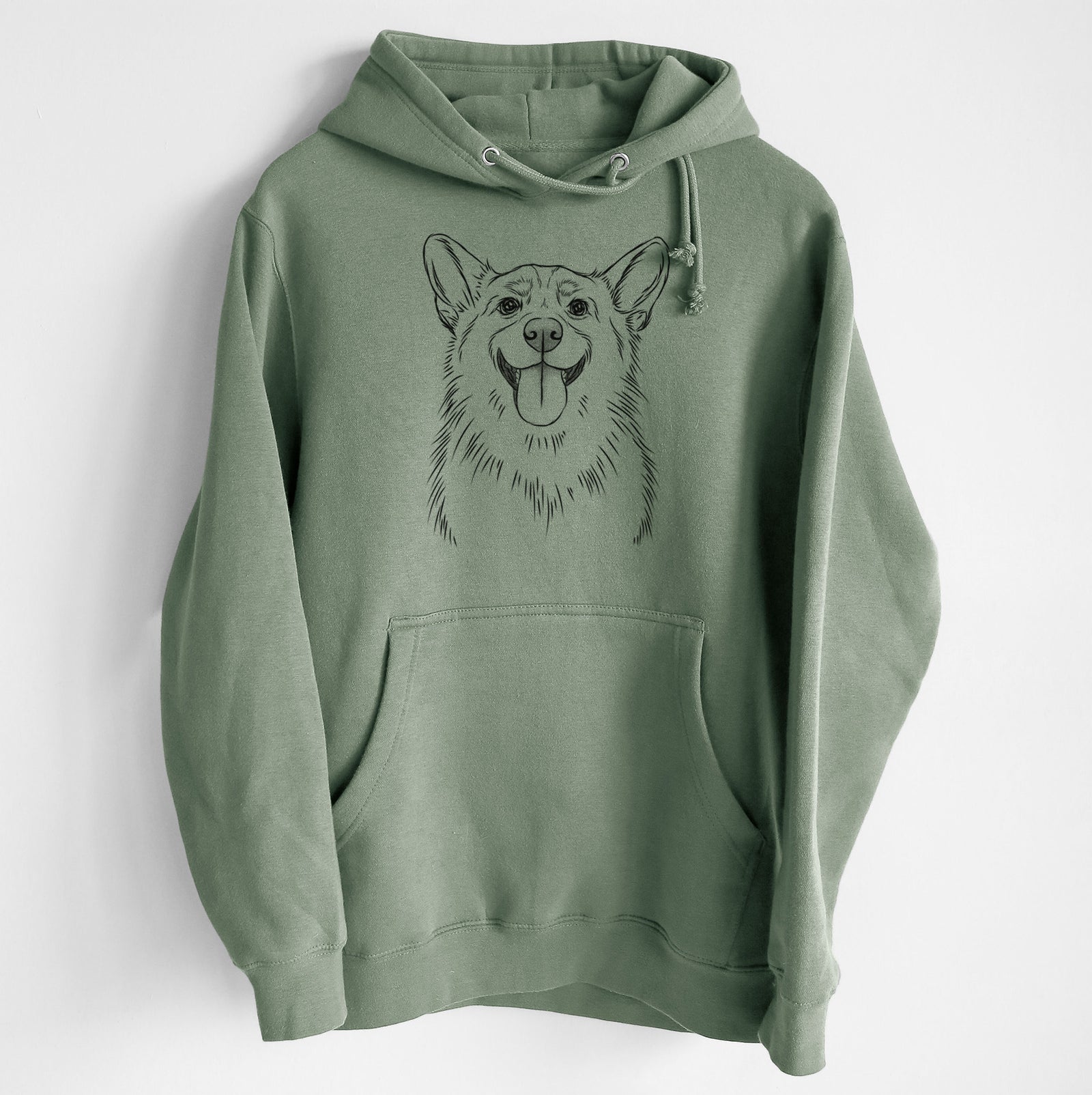 Porter the Pembroke Welsh Corgi- Heavyweight Fleece Hoodie