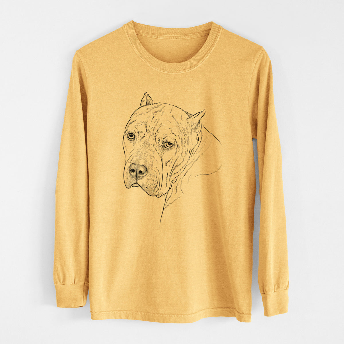 Bare Precious the Staffordshire Terrier - Heavyweight 100% Cotton Long Sleeve