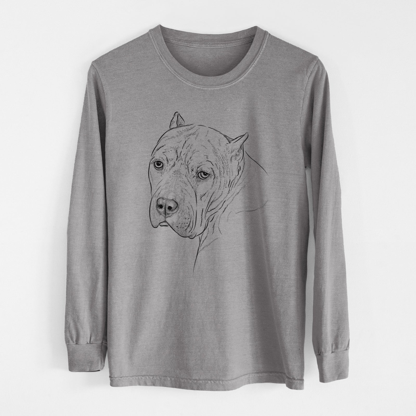 Bare Precious the Staffordshire Terrier - Heavyweight 100% Cotton Long Sleeve