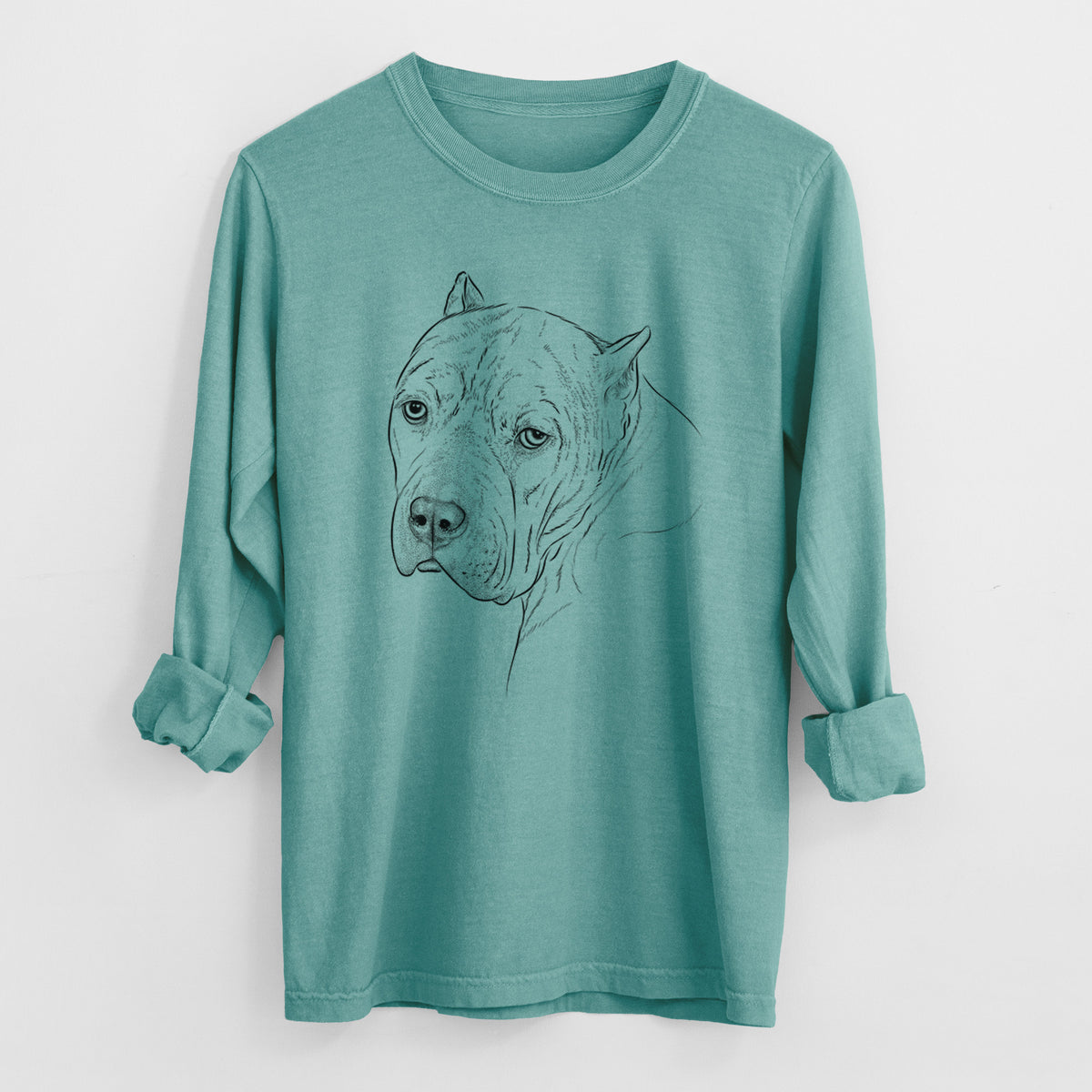 Bare Precious the Staffordshire Terrier - Heavyweight 100% Cotton Long Sleeve