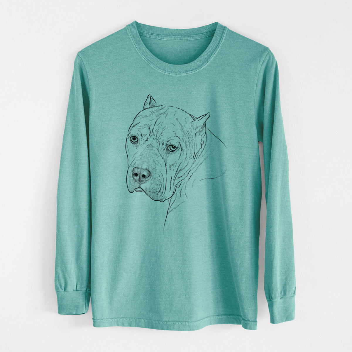 Bare Precious the Staffordshire Terrier - Heavyweight 100% Cotton Long Sleeve