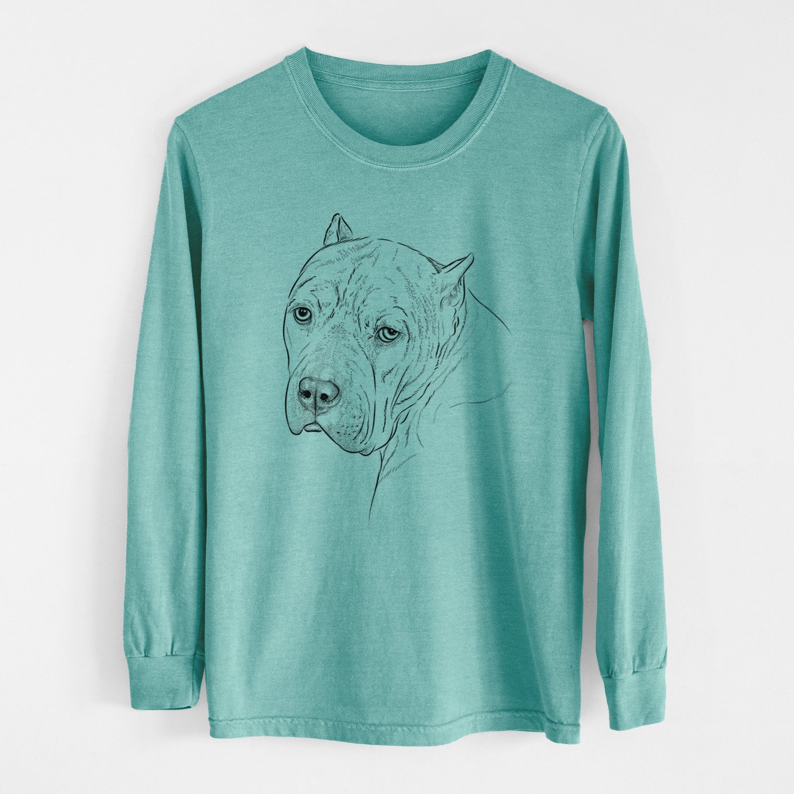 Bare Precious the Staffordshire Terrier - Heavyweight 100% Cotton Long Sleeve