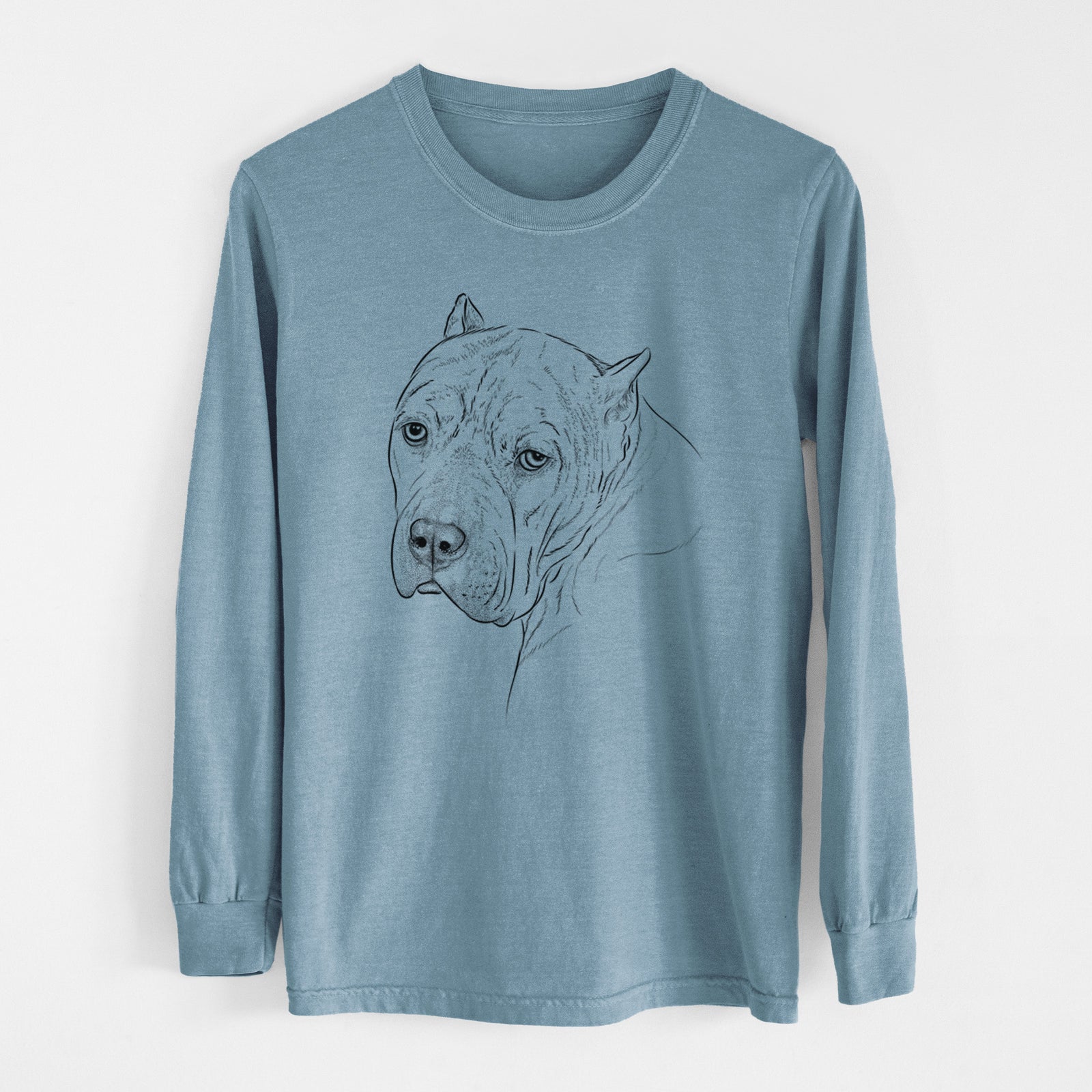 Bare Precious the Staffordshire Terrier - Heavyweight 100% Cotton Long Sleeve