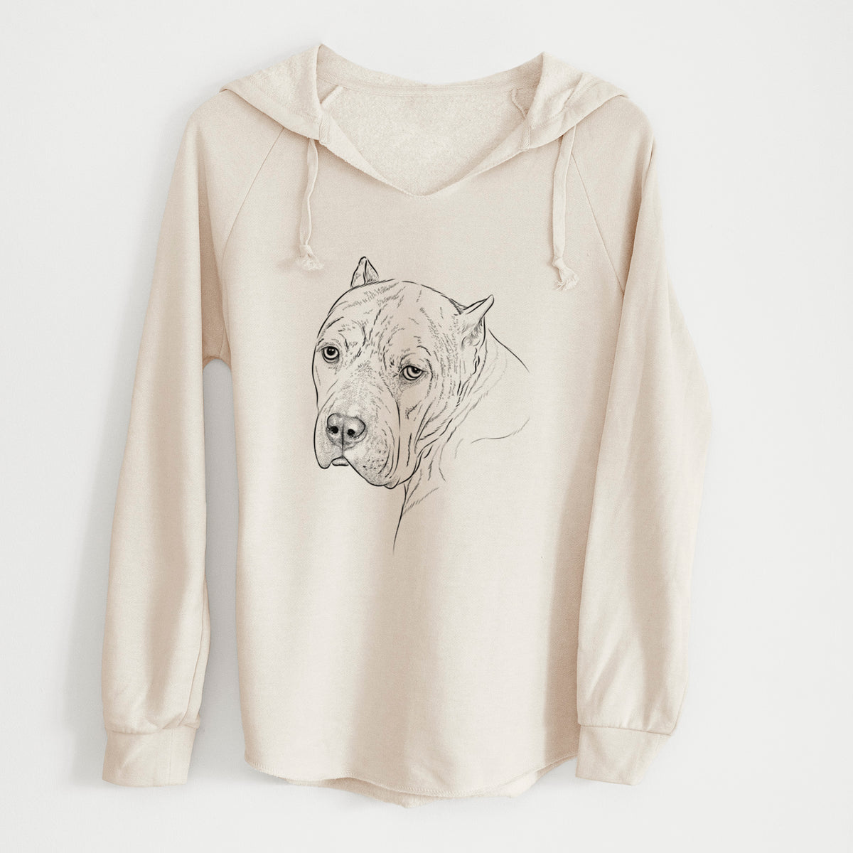 Bare Precious the Staffordshire Terrier - Cali Wave Hooded Sweatshirt