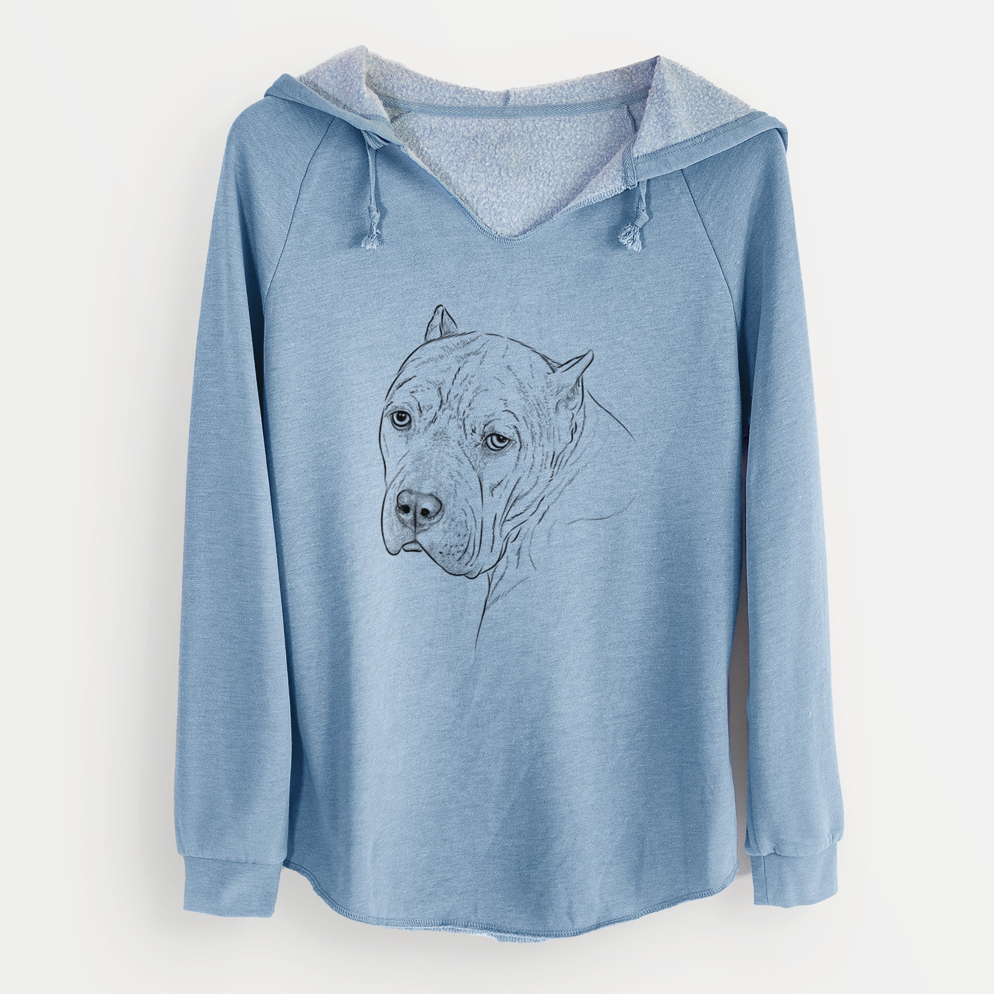 Bare Precious the Staffordshire Terrier - Cali Wave Hooded Sweatshirt