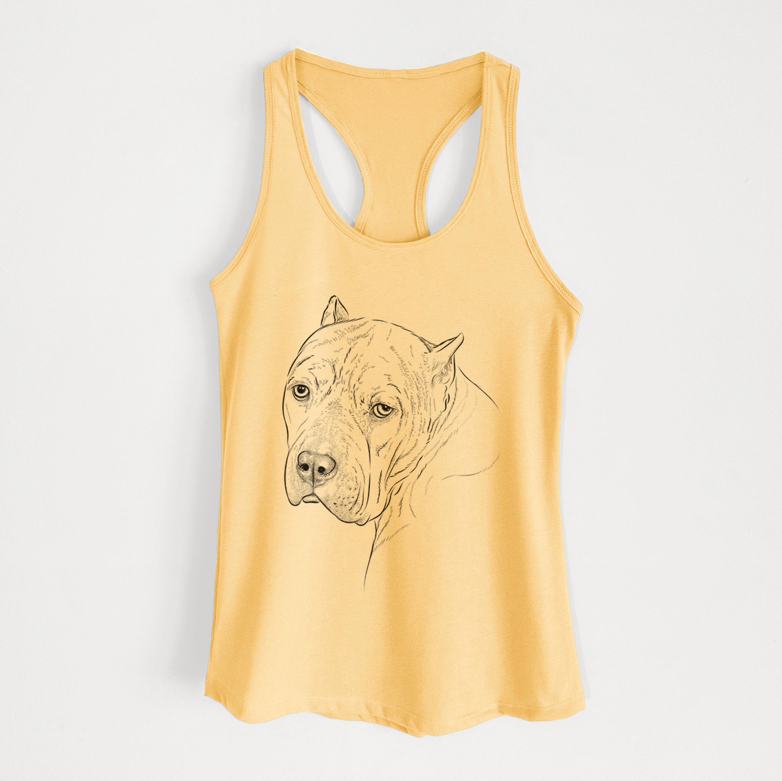 Precious the Staffordshire Terrier - Women's Racerback Tanktop