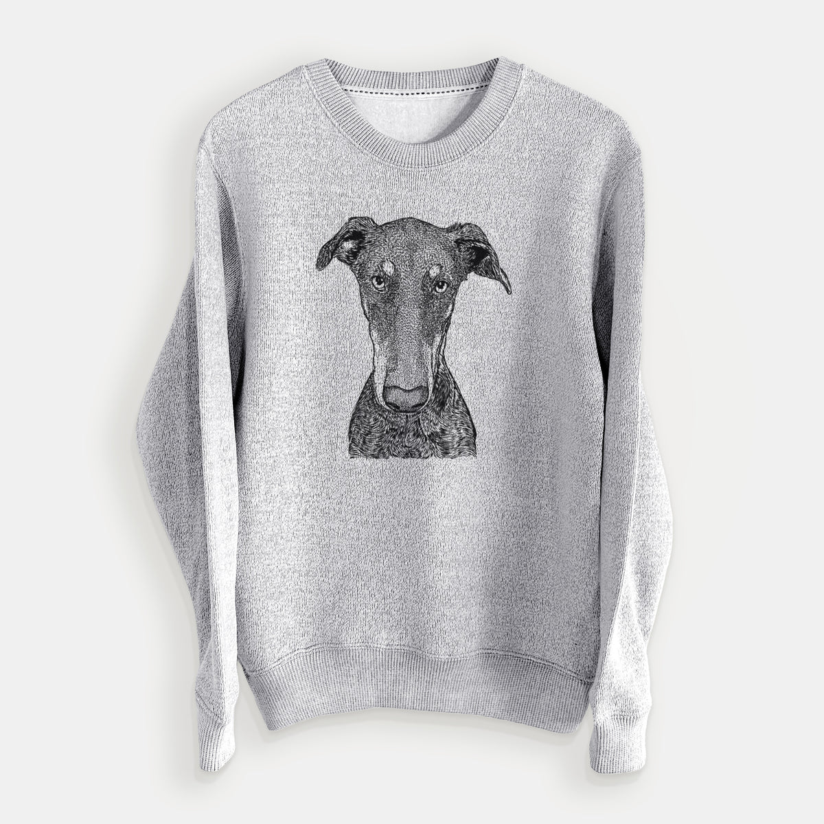Princess Fiona the Doberman Pinscher - Knit Sweatshirt