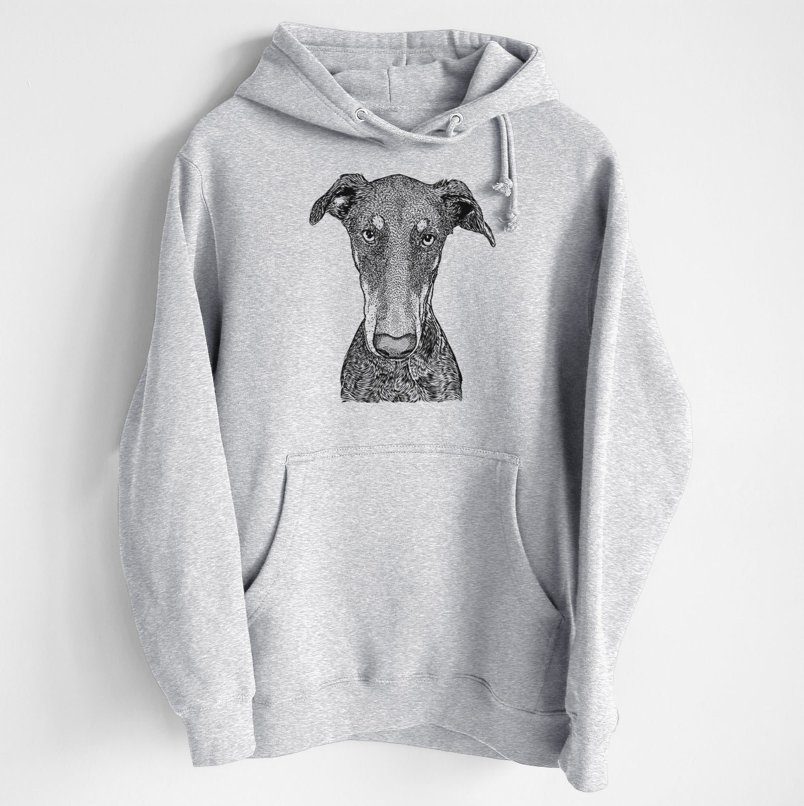 Princess Fiona the Doberman Pinscher- Heavyweight Fleece Hoodie