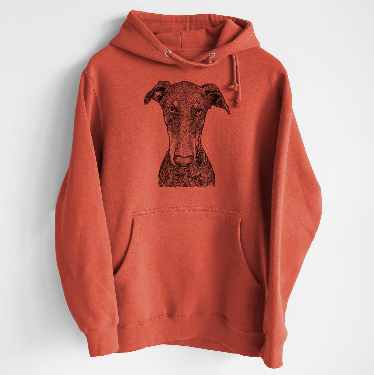 Princess Fiona the Doberman Pinscher- Heavyweight Fleece Hoodie