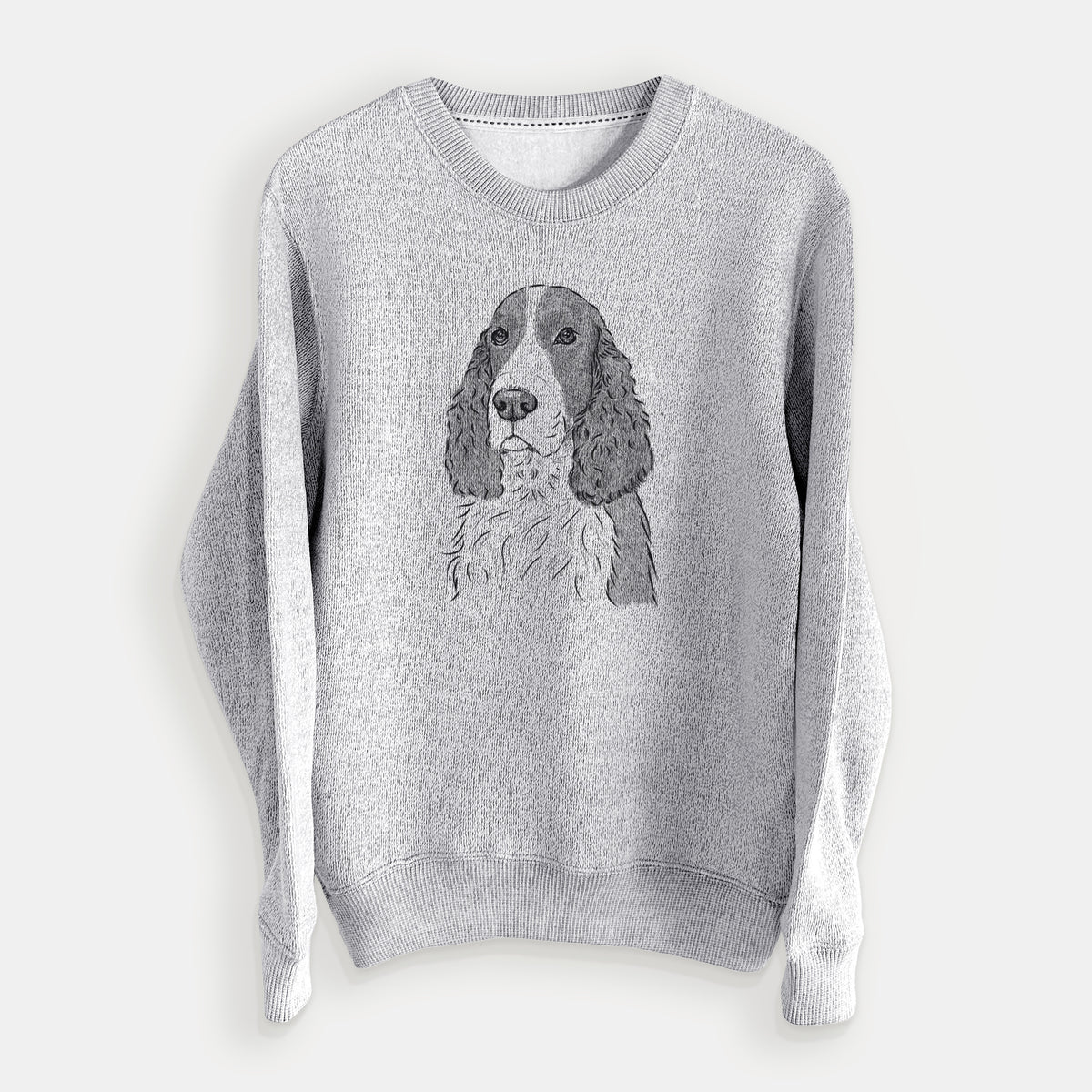 Quincy the English Springer Spaniel - Knit Sweatshirt