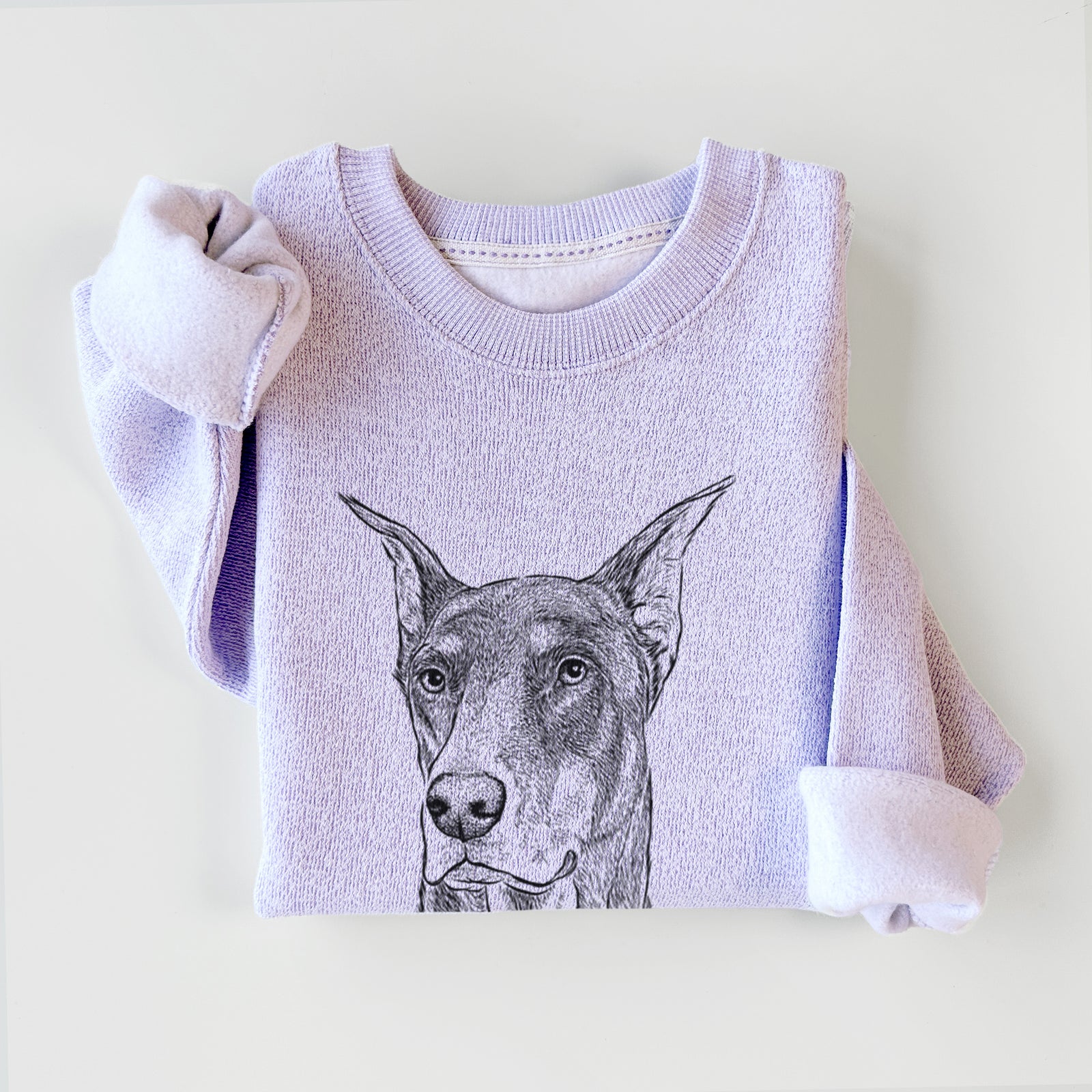 RJ the Doberman Pinscher - Knit Sweatshirt