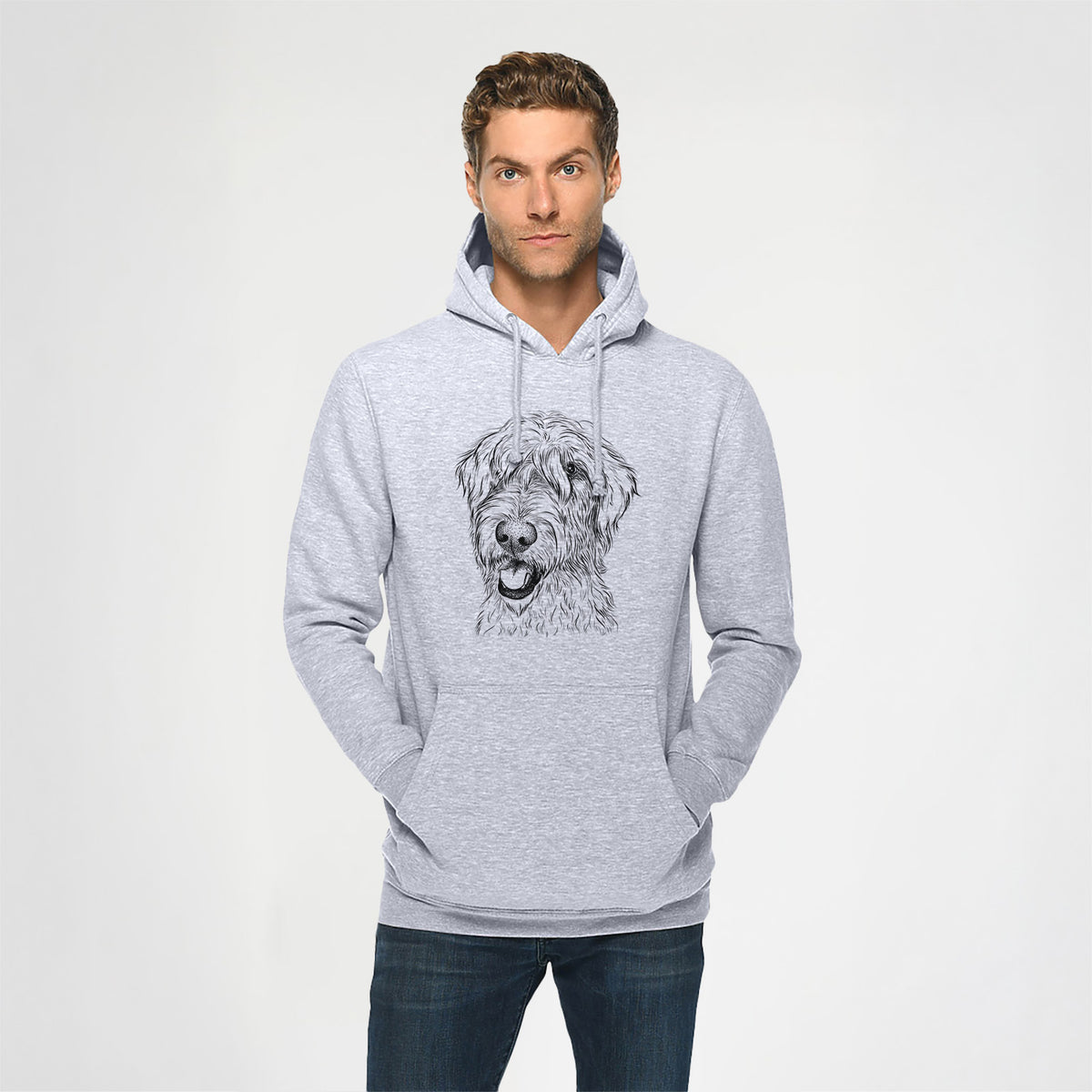 Ragnar the Irish Wolfhound- Heavyweight Fleece Hoodie