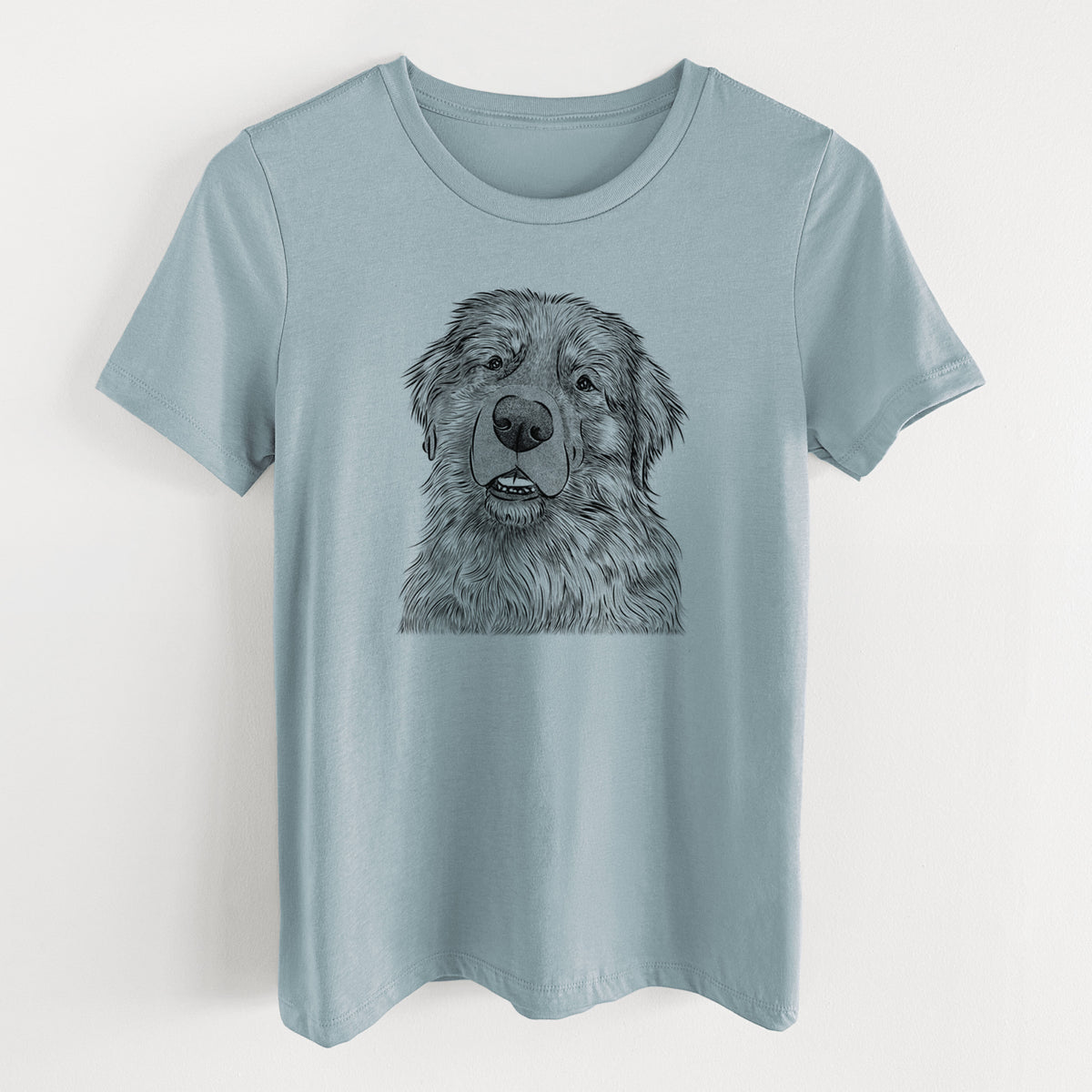 Bare Ralph the Leonberger - Women's Lightweight Relaxed Fit 100% Cotton Crewneck