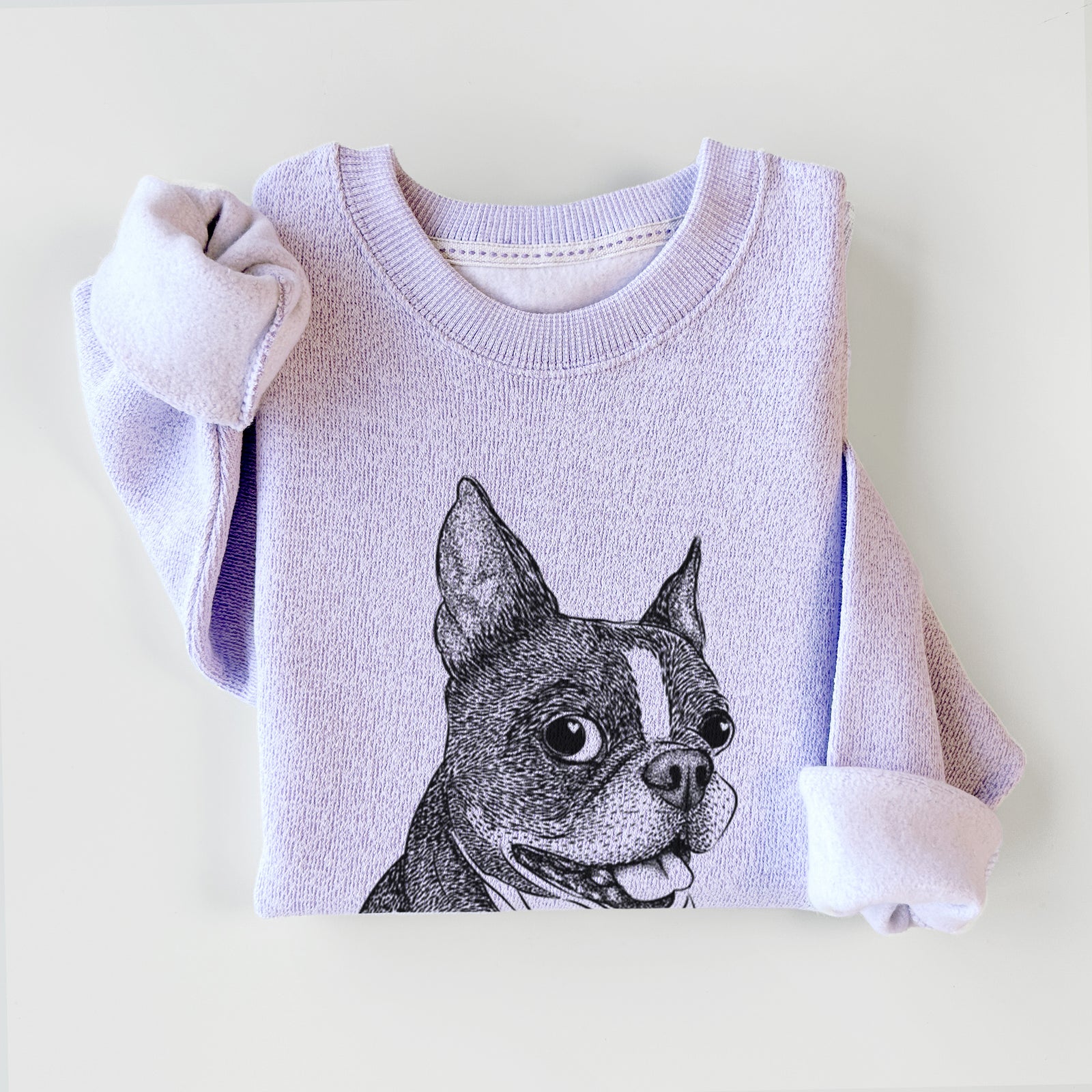 Ralphie the Boston Terrier - Knit Sweatshirt
