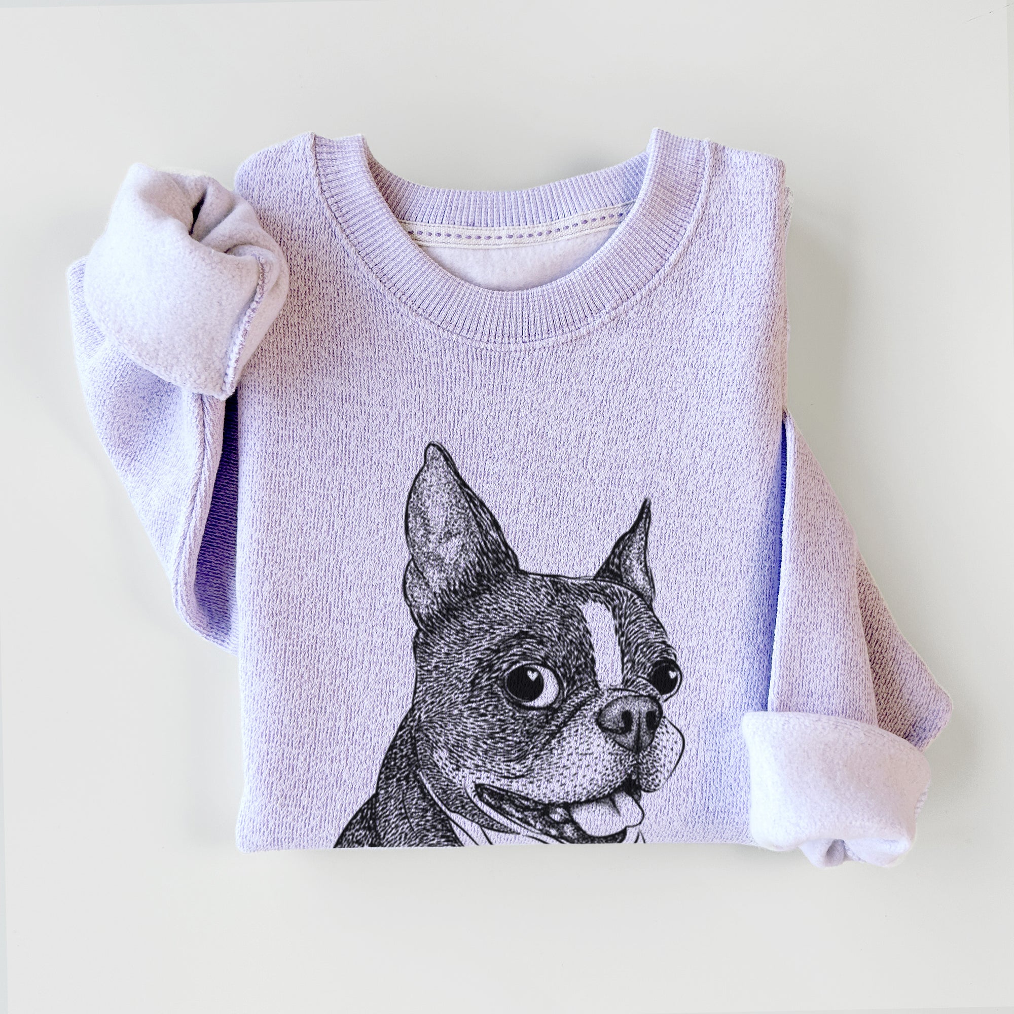 Ralphie the Boston Terrier - Knit Sweatshirt