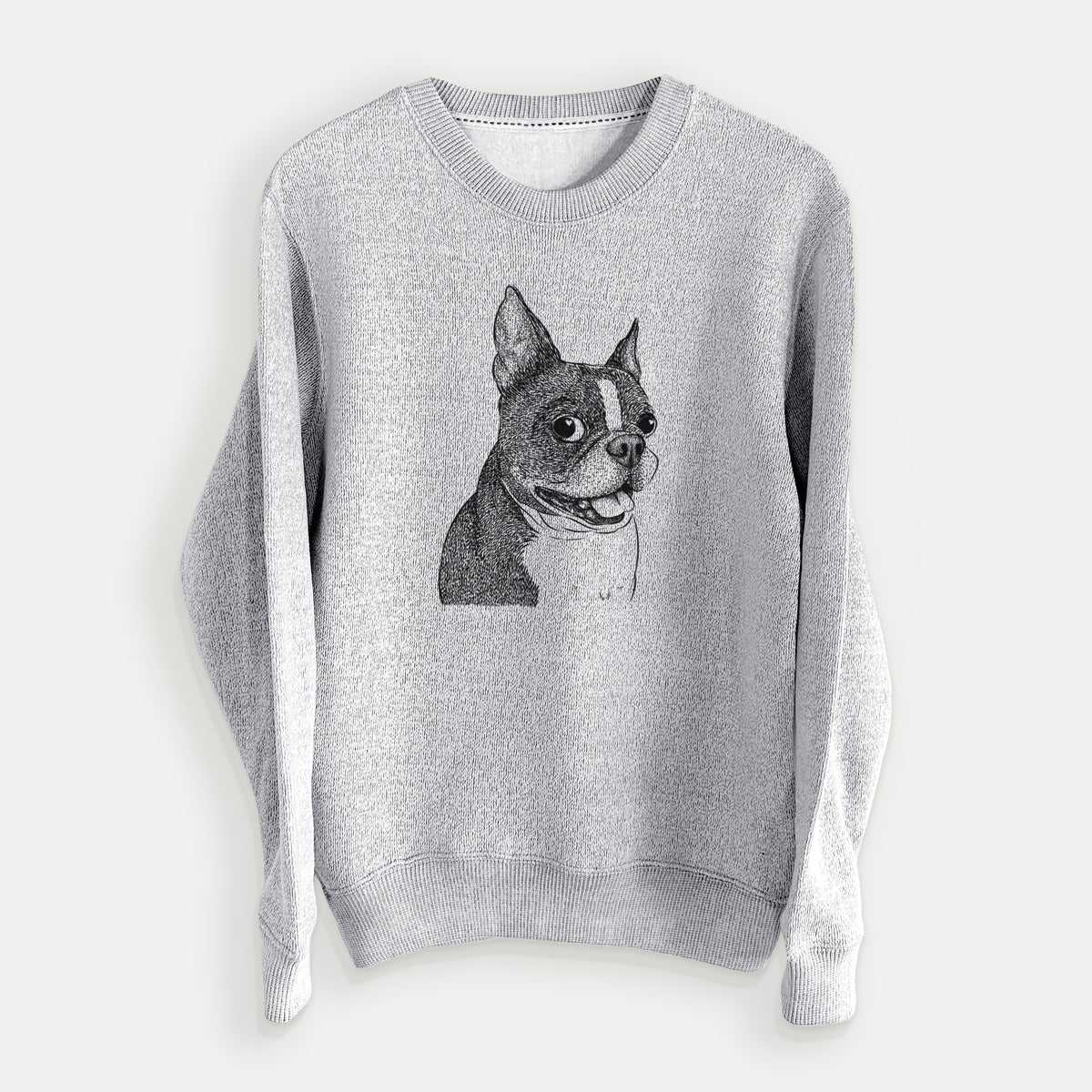 Ralphie the Boston Terrier - Knit Sweatshirt