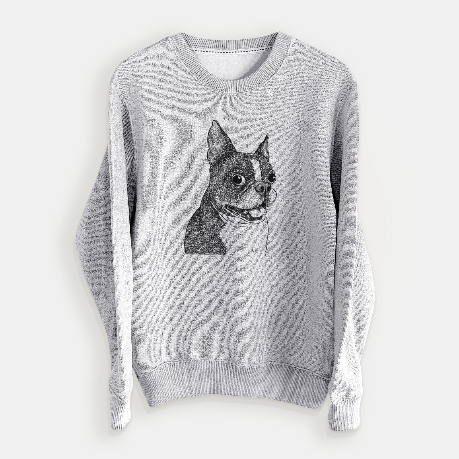 Ralphie the Boston Terrier - Knit Sweatshirt