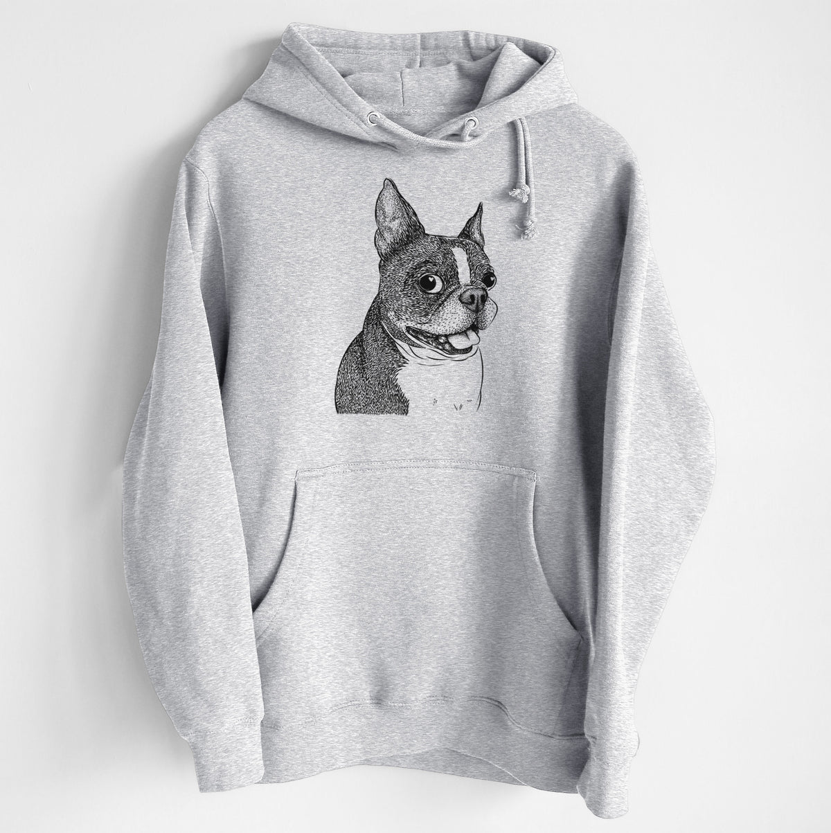 Ralphie the Boston Terrier- Heavyweight Fleece Hoodie