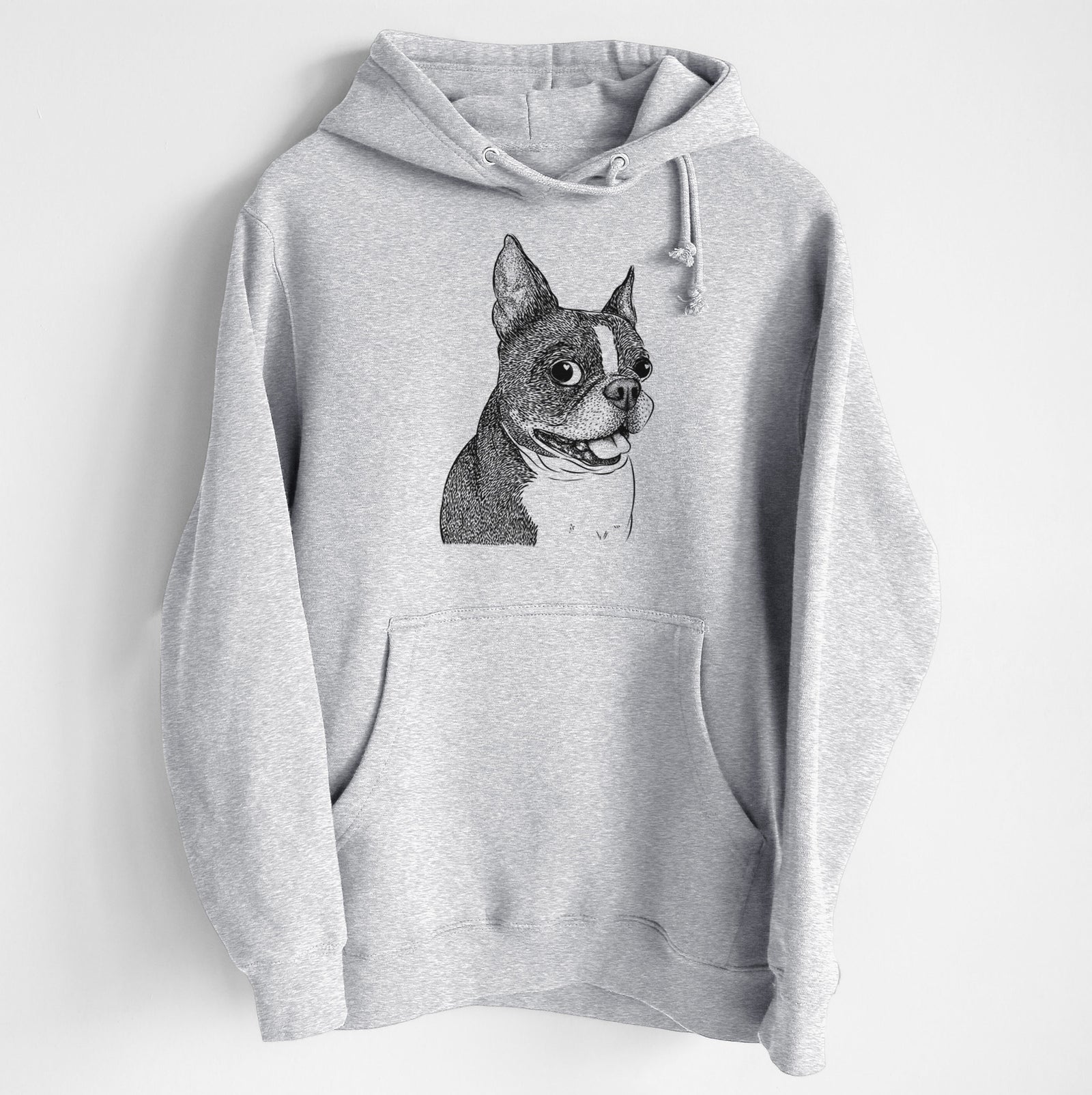 Ralphie the Boston Terrier- Heavyweight Fleece Hoodie