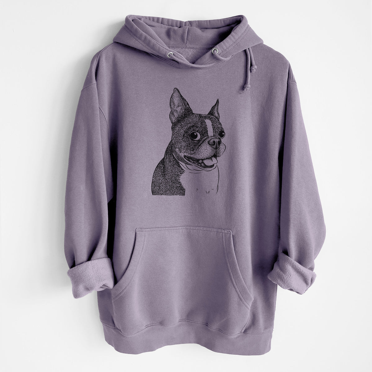 Ralphie the Boston Terrier- Heavyweight Fleece Hoodie