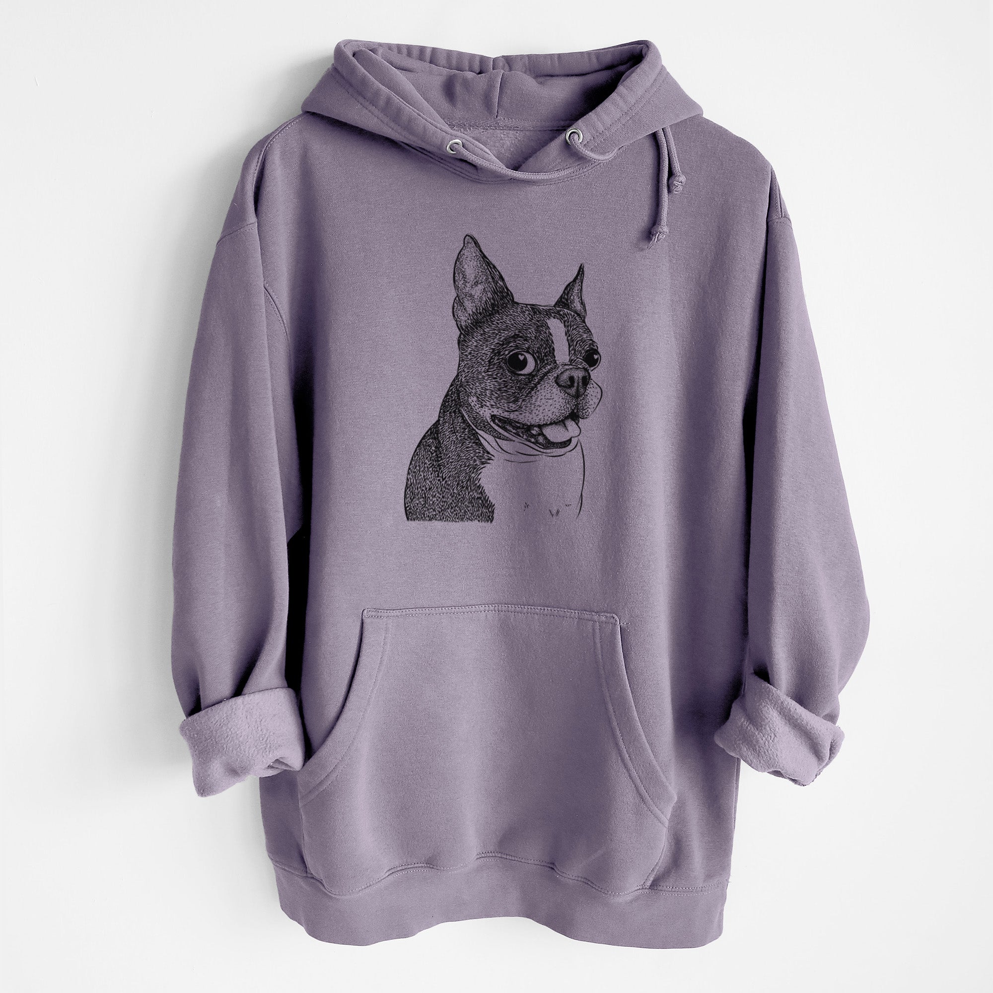 Ralphie the Boston Terrier- Heavyweight Fleece Hoodie