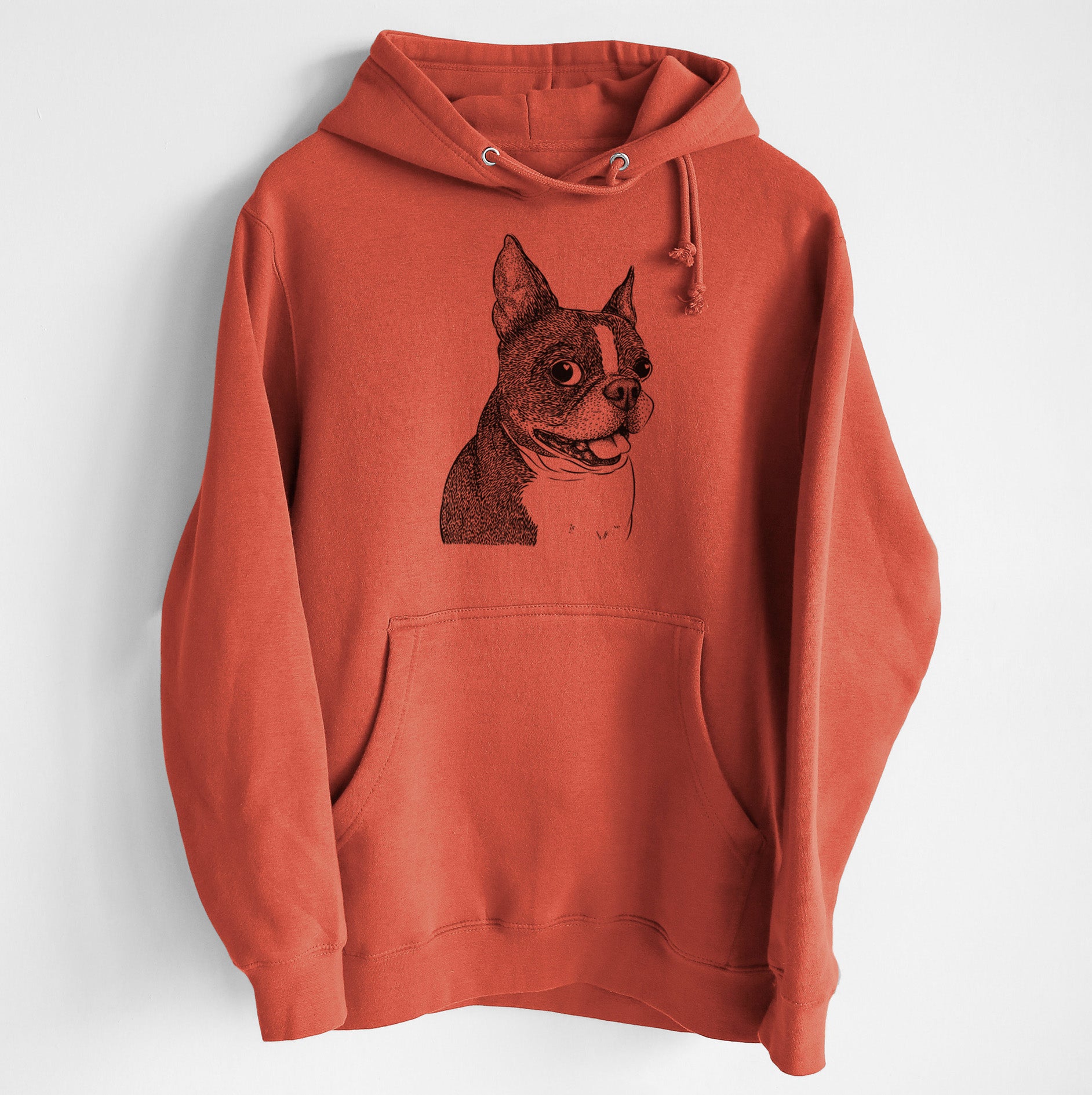 Ralphie the Boston Terrier- Heavyweight Fleece Hoodie