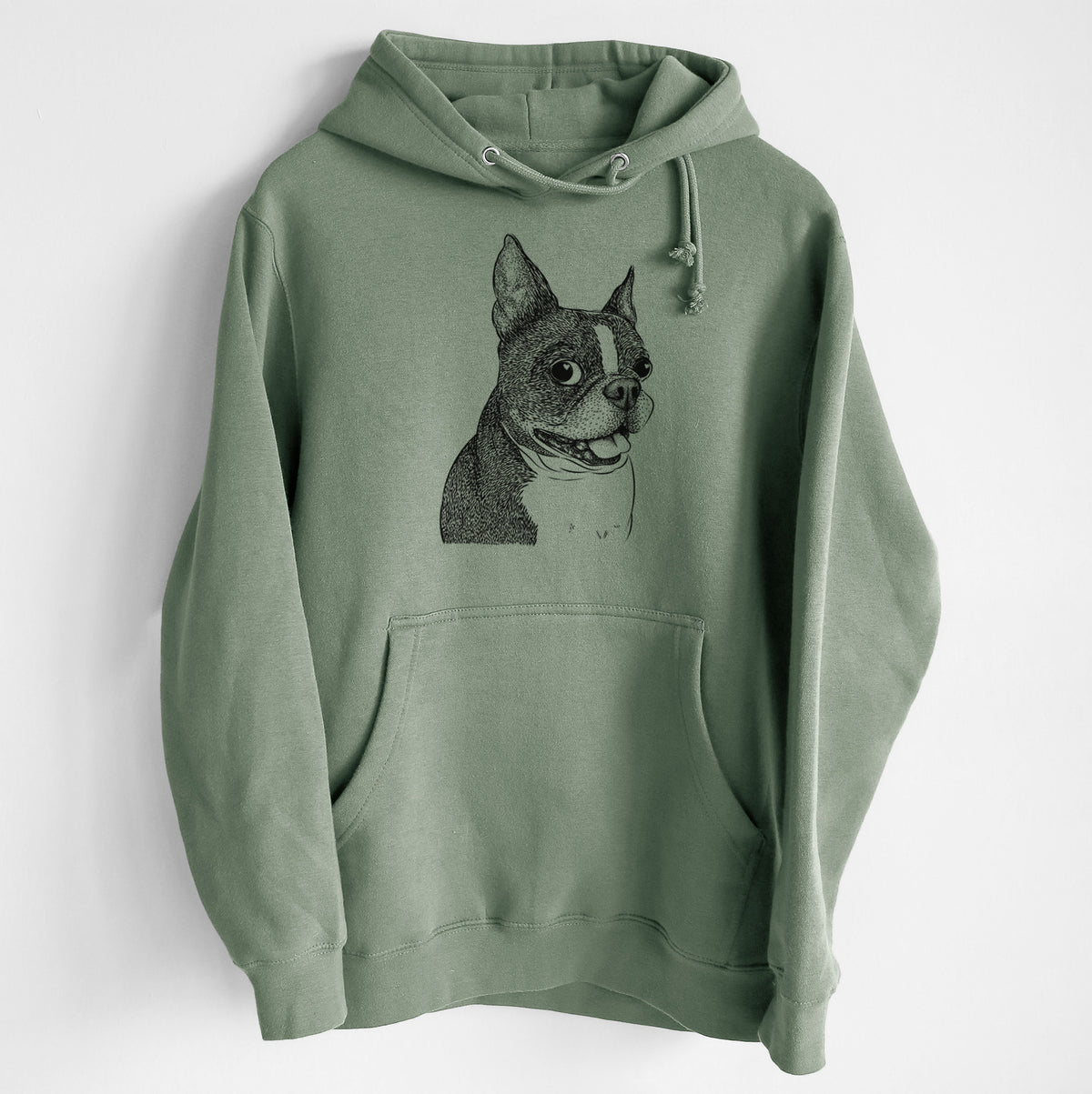Ralphie the Boston Terrier- Heavyweight Fleece Hoodie