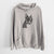 Bare Ralphie the Boston Terrier - Unisex Pigment Dyed Hoodie