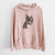 Bare Ralphie the Boston Terrier - Unisex Pigment Dyed Hoodie