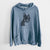 Bare Ralphie the Boston Terrier - Unisex Pigment Dyed Hoodie