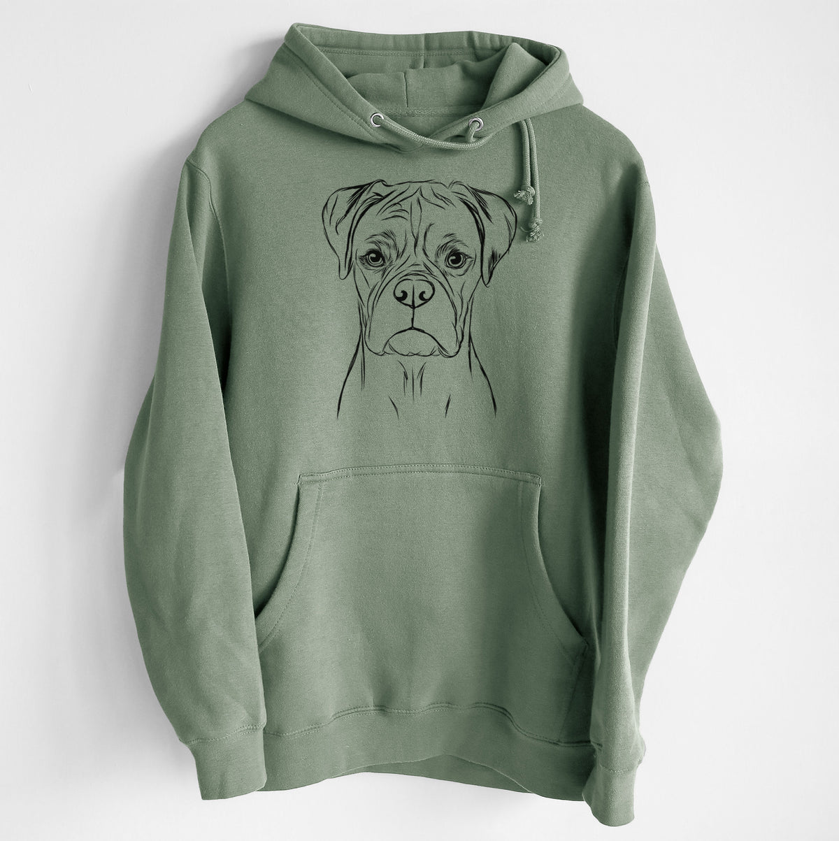 Reese the Boxer- Heavyweight Fleece Hoodie