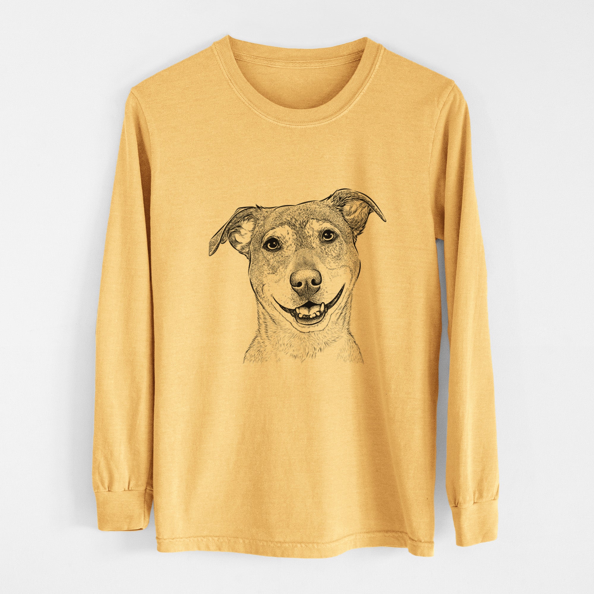 Bare Reese the Mountain Cur - Heavyweight 100% Cotton Long Sleeve