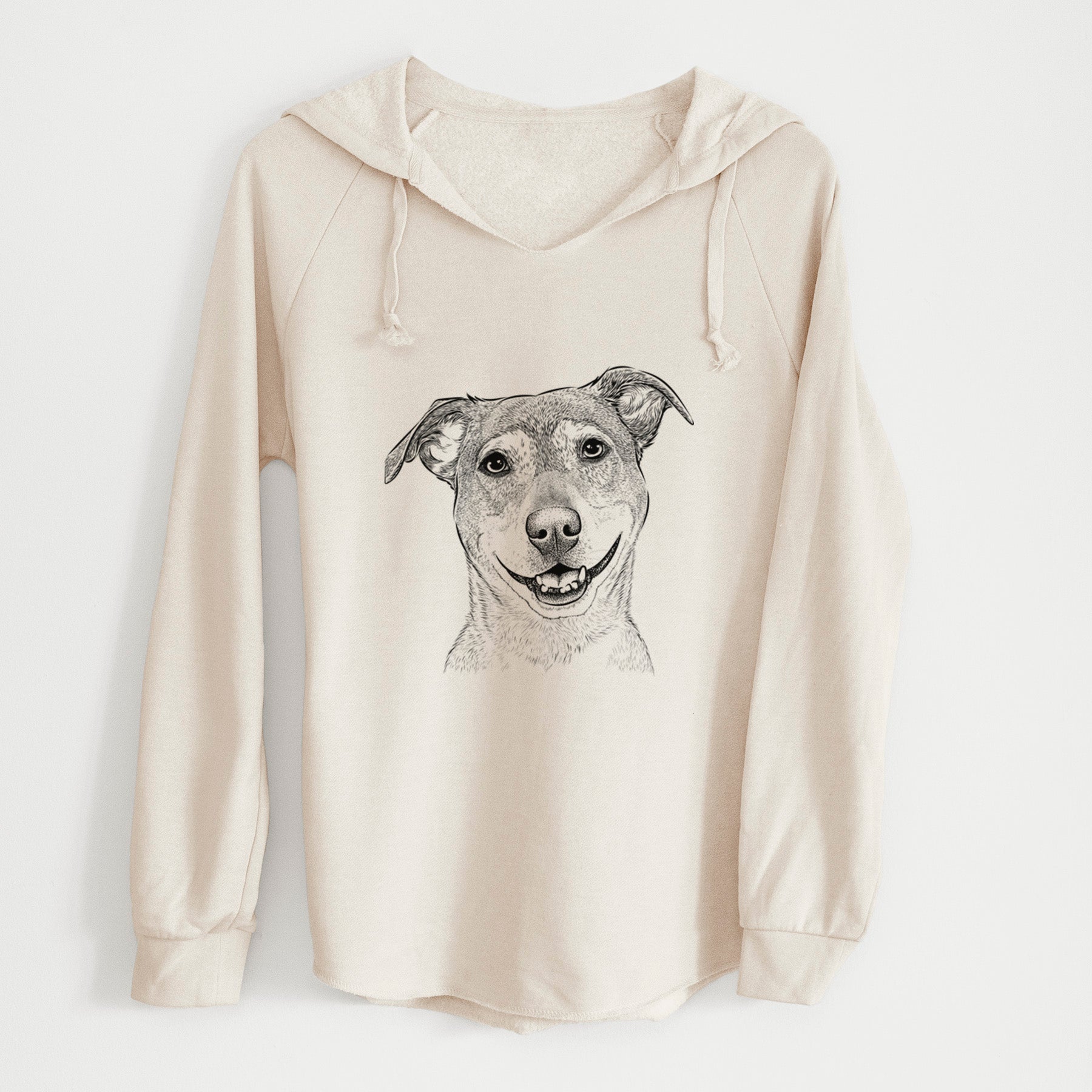 Bare Reese the Mountain Cur - Cali Wave Hooded Sweatshirt