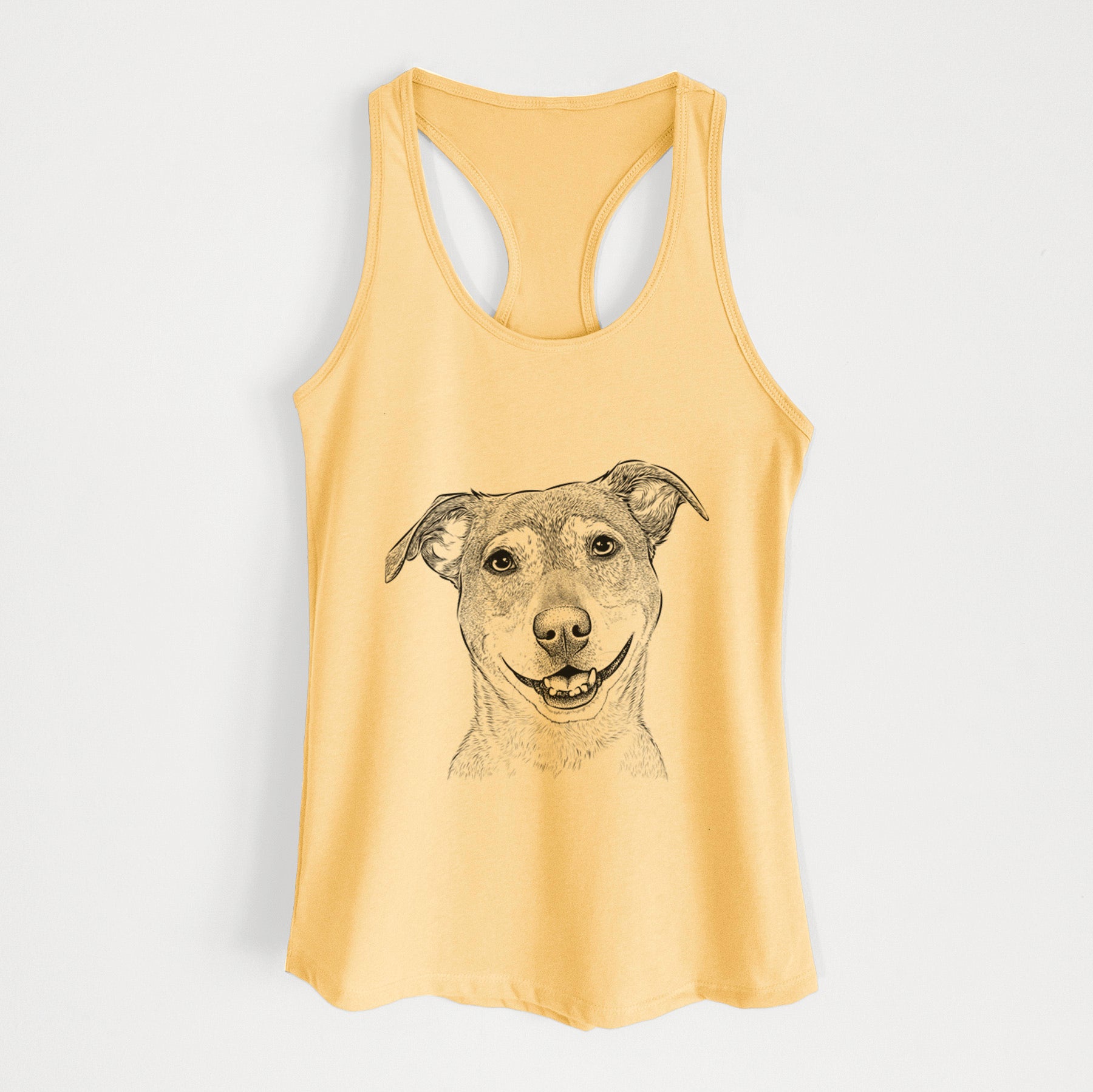 Reese the Mountain Cur - Women's Racerback Tanktop