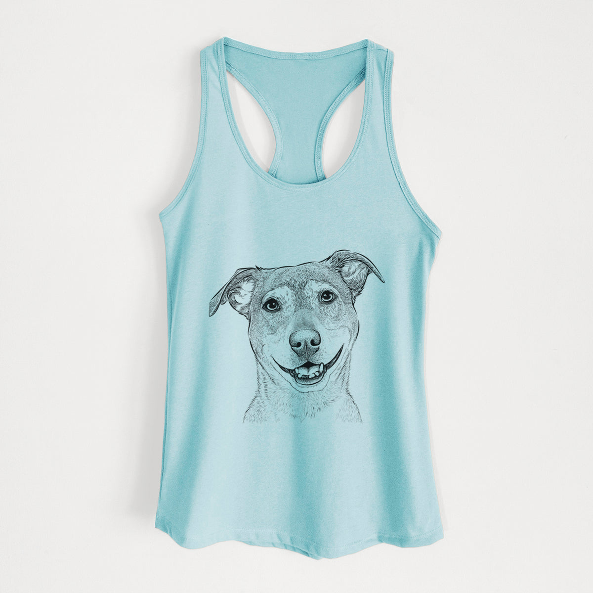 Reese the Mountain Cur - Women's Racerback Tanktop