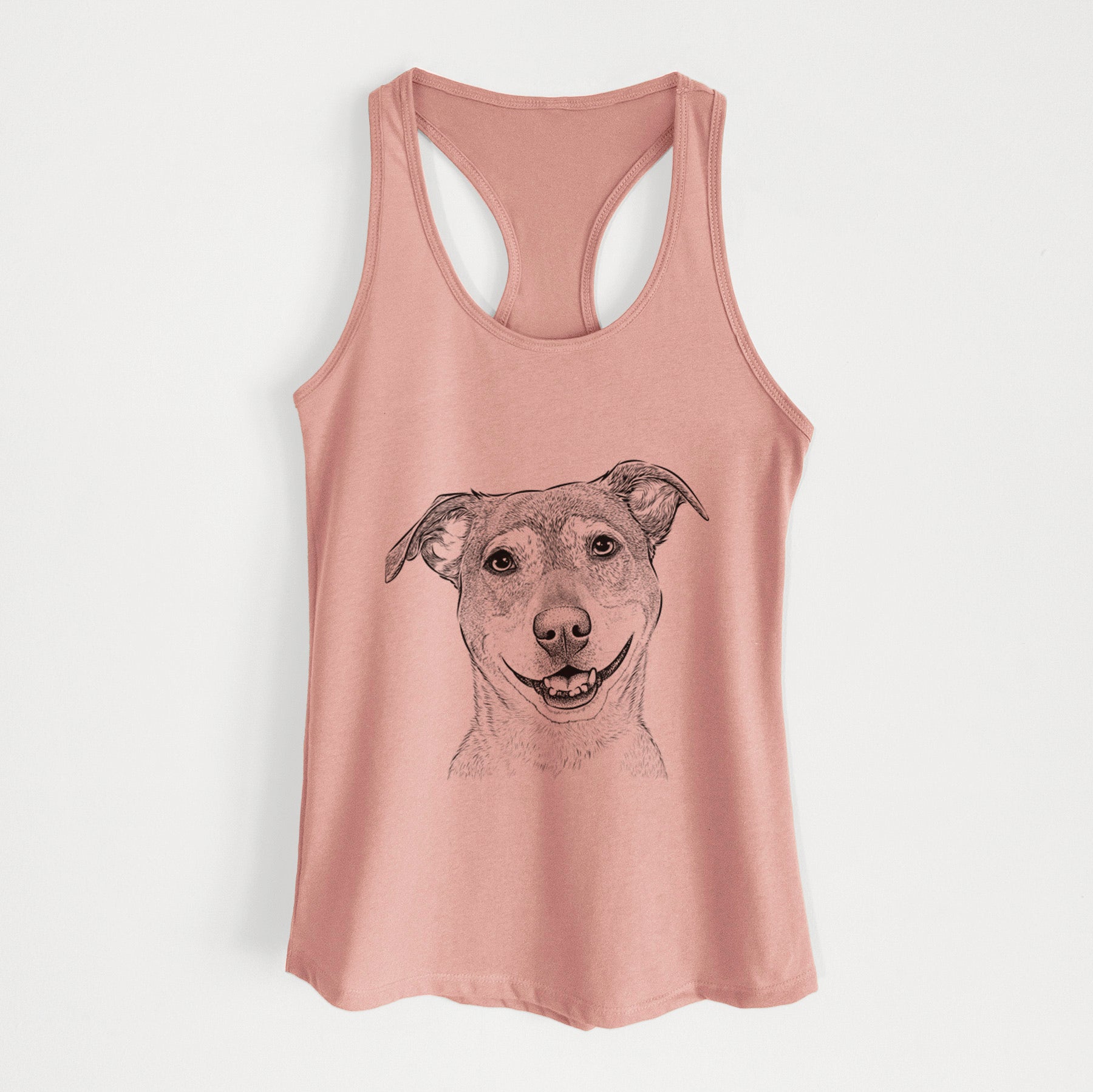 Reese the Mountain Cur - Women's Racerback Tanktop